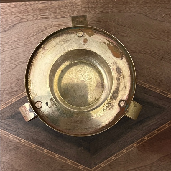 Gold pedestal candle holder - Picture 5 of 7